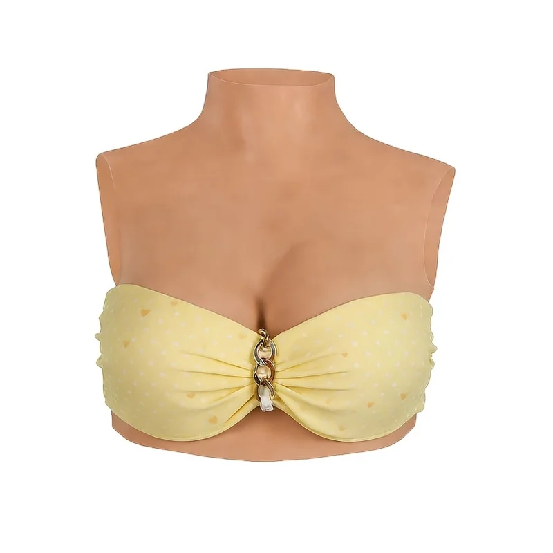Simulated Silicone Breast Board Fake Breast C-G Cup Suitable for Cross Dressers to DragQueen Mastectomy Transgender Breastplates