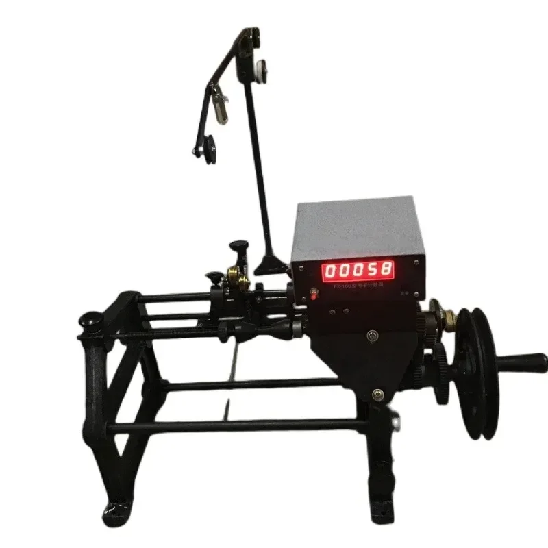 Manual shaking digital display counting winding machine transformer winding machine can be changed to electric