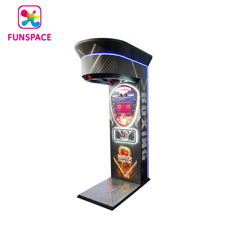 Funspace Amusement Coin Operated Games Punching Ultimate Maquina De Boxer Electronic Tickets Redemption Arcade Boxing  Machine