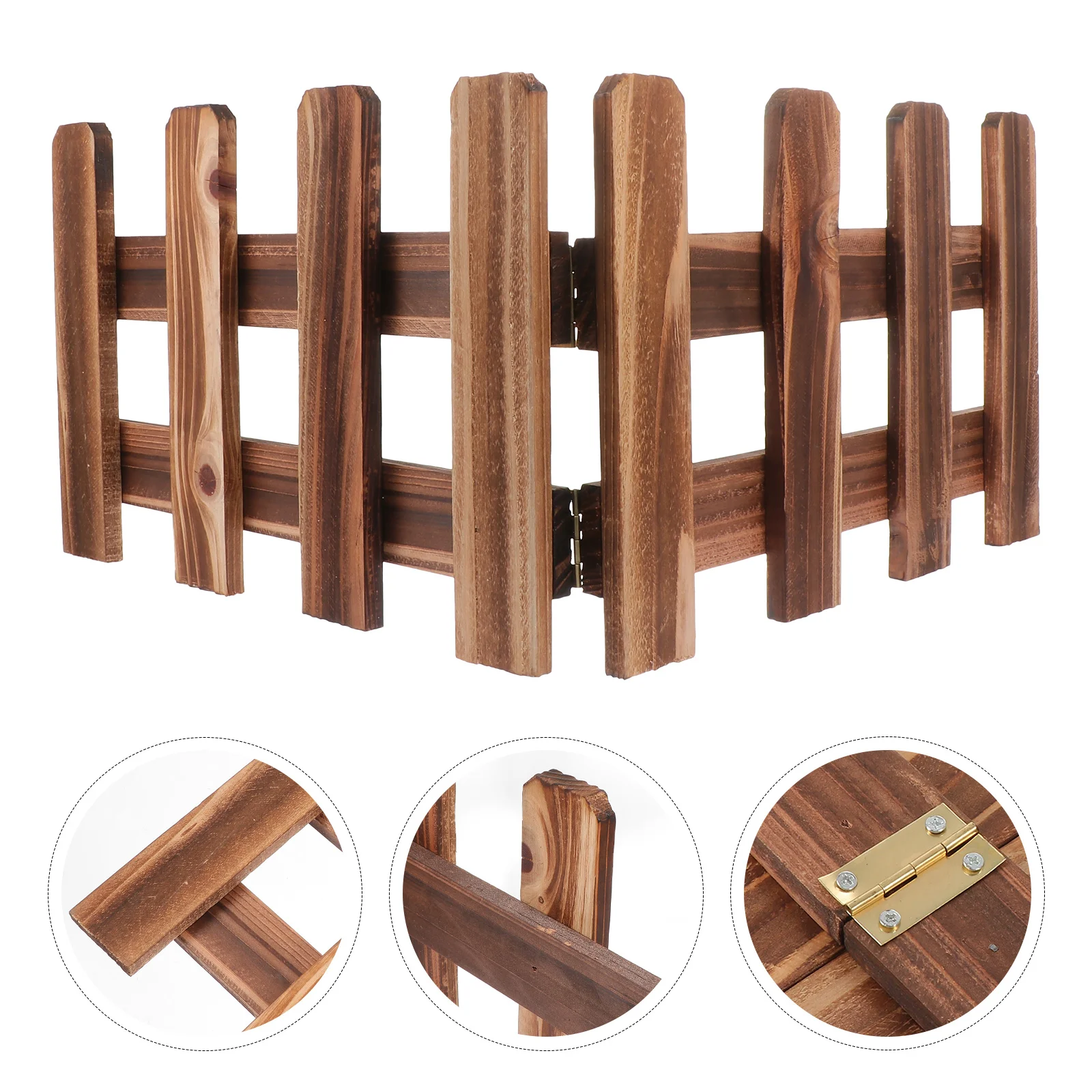 

Christmas Tree Fence Landscape Decoration Wood for Garden Kindergarten Outdoor Fences