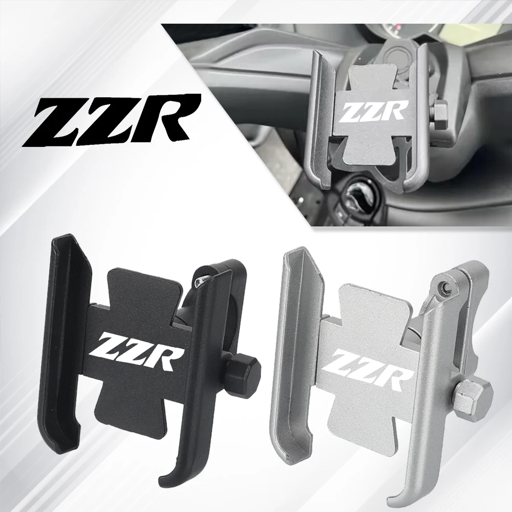 

For KAWASAKI ZZR250 ZZR600 ZZR1200 ZZR1400 2024 Motorcycle Handlebar Mobile Phone Holder GPS Stand Bracket ZZR 250 600 1200 1400