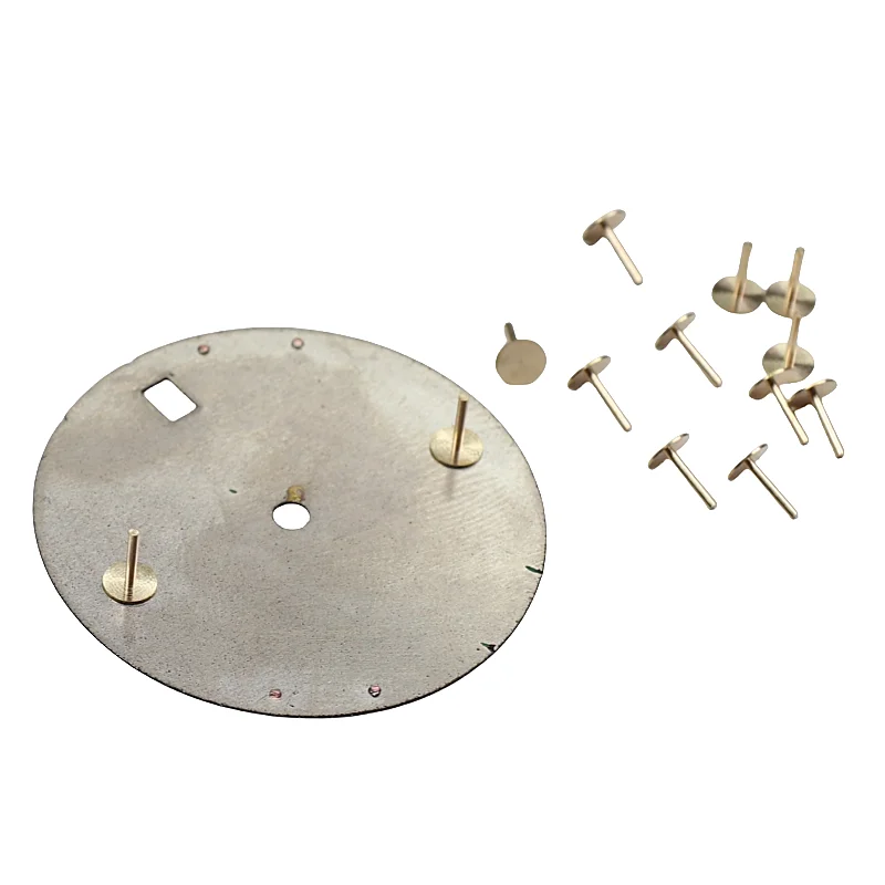 Dial Foot Watch Universal Dial Pin Diameter 0.6mm Copper Material Fixed Dial With Locating Pin Repair Dial Watch Repair Parts image 5