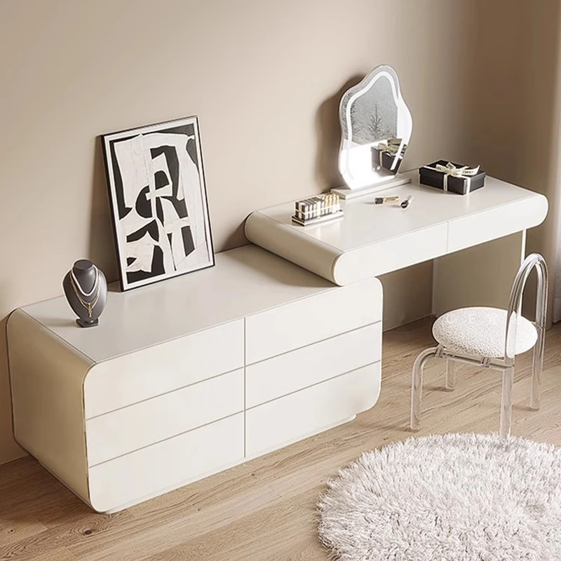 

Night Stands Cheap Simple Makeup Dressing Table Vanity Bedside Furniture Mirror Modern Luxury Nordic Girls Dressers For Bedroom