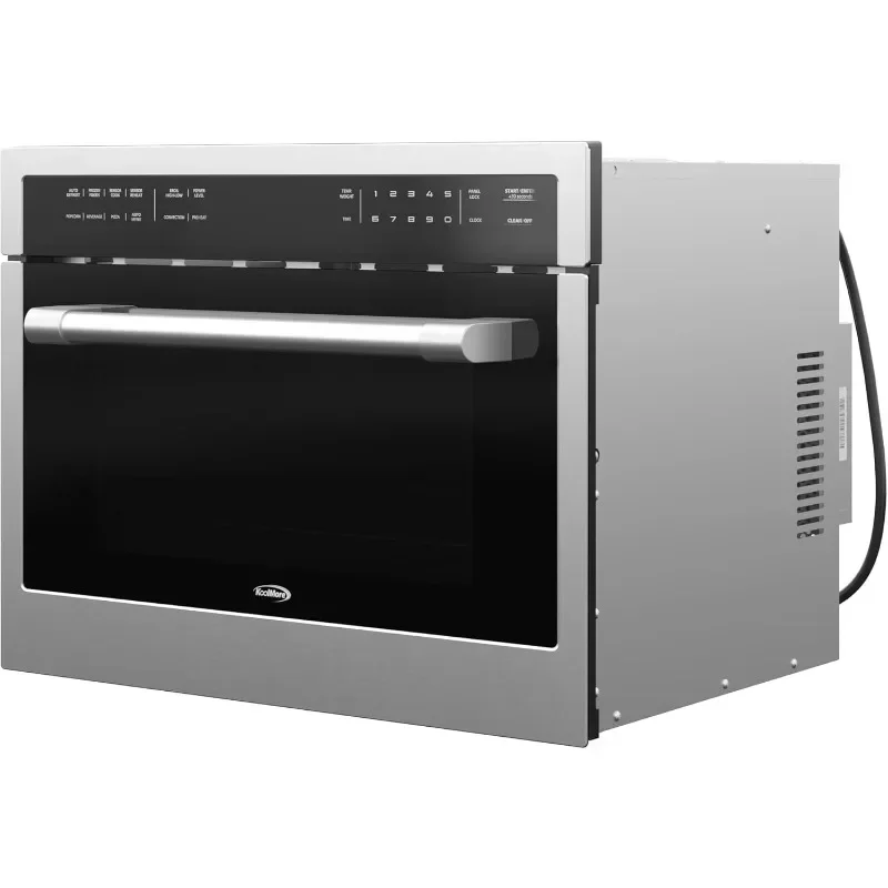 KoolMore 24 Inch Built-in Convection Oven and Microwave Combination with Broil, Soft Close Door, 1000 Watt Power