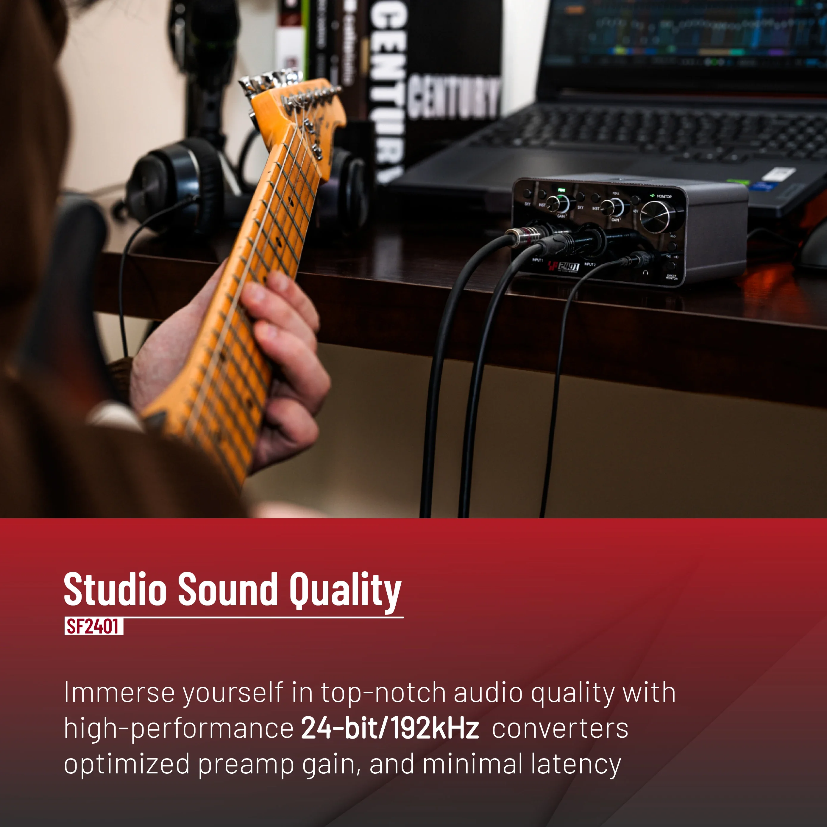 797Audio SF2401 USB Audio Interface Portable Sound Card Easy Connect Product Category-Audio Sound Cards & Mixers