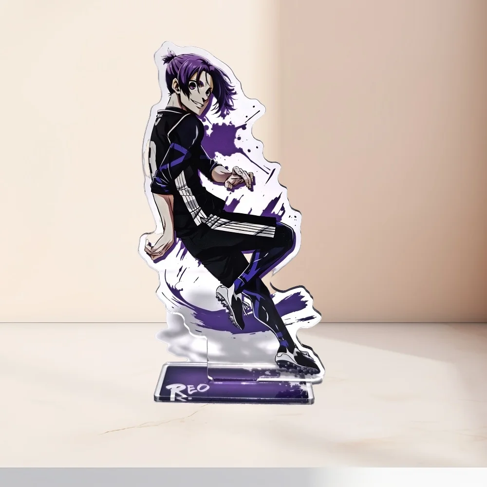 Anime Figure Lock Acrylic Stand Cosplay Isagi Chigiri Bachira Nagi Karasu Blue Prison Model Plate Gift Cartoon Animation Collect