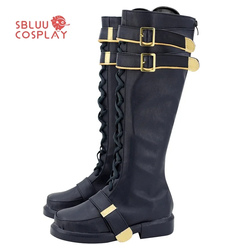 SBluuCosplay 게임 소라사키 히나 코스프레 신발 맞춤 제작 부츠