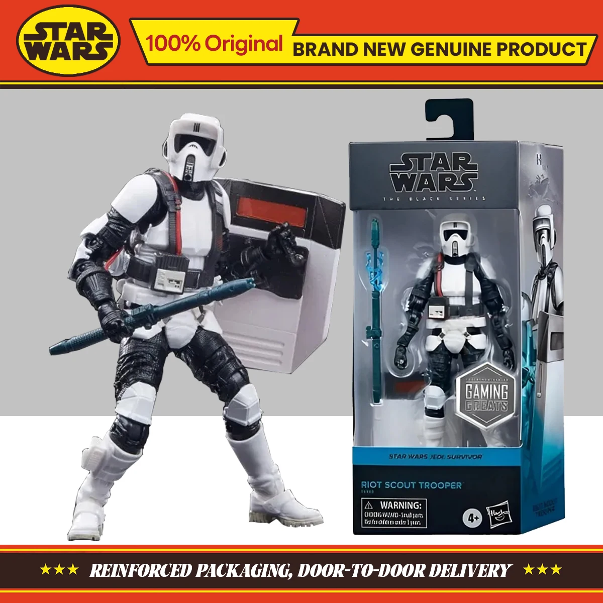 Hasbro Star Wars Black Series Jedi Survivor Riot Scout Trooper Trooper Action Figure Collection Ornament Original Model Toy Gift