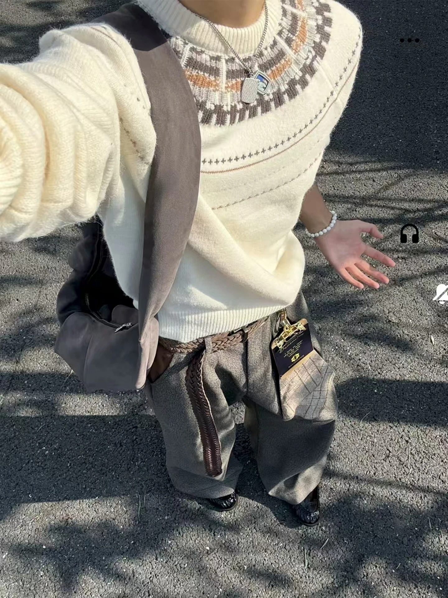 

Свитер Cleanfit круглой формы, вязаный, с цветочной вышивкой, высококачественная мягкая ткань, осенний повседневный стиль, длинный рукав...