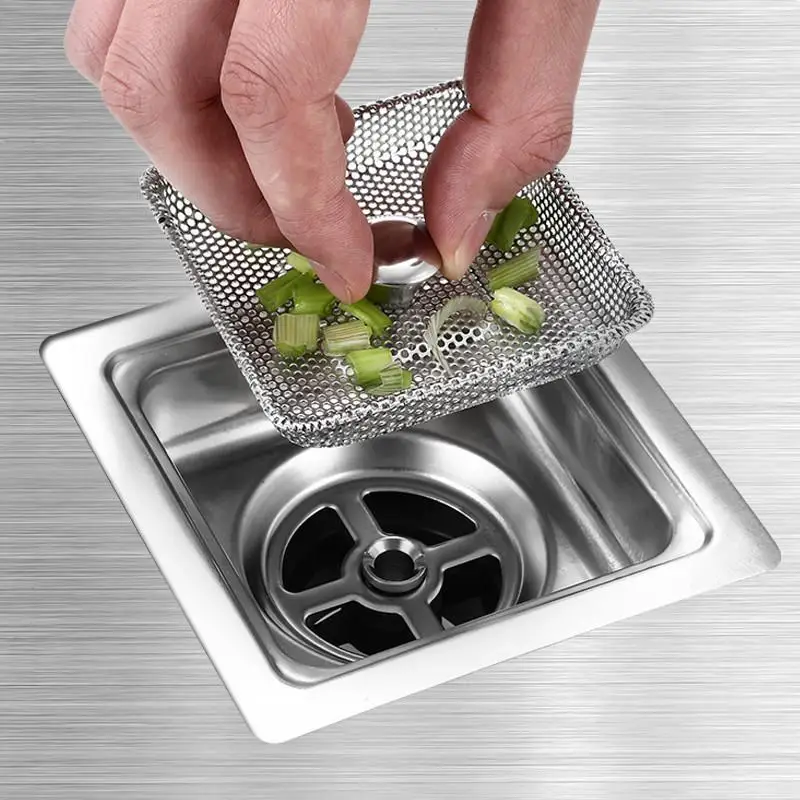 

New Sale Sink Drain Strainer Stopper Stainless Steel Kitchen Sink Plug Filter Stopper Anti Clogging Odor Bathroom Accessories