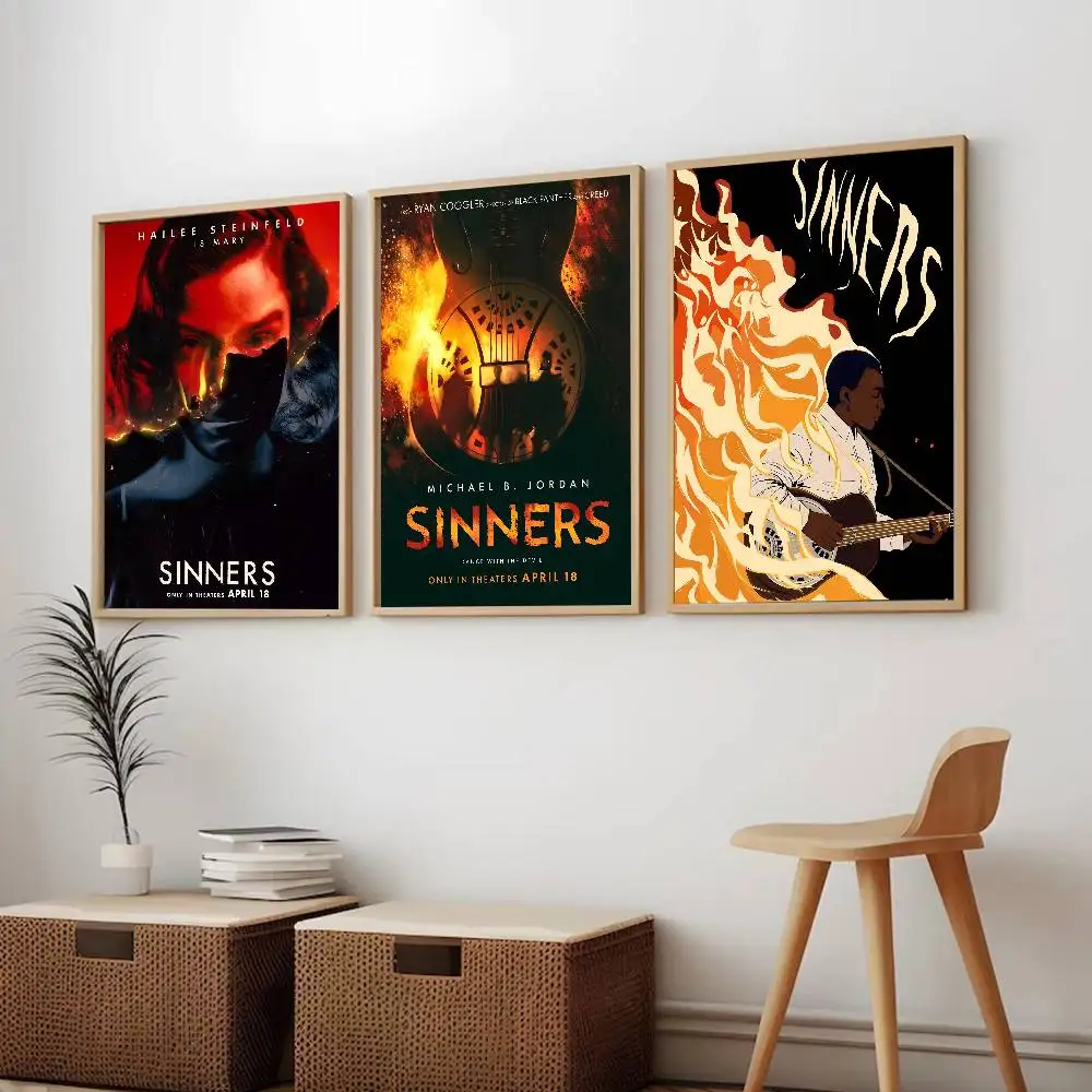 Vampire-themed Videos S-Sinners Poster Canvas painting poster with prints Home bedroom living room decoration gift