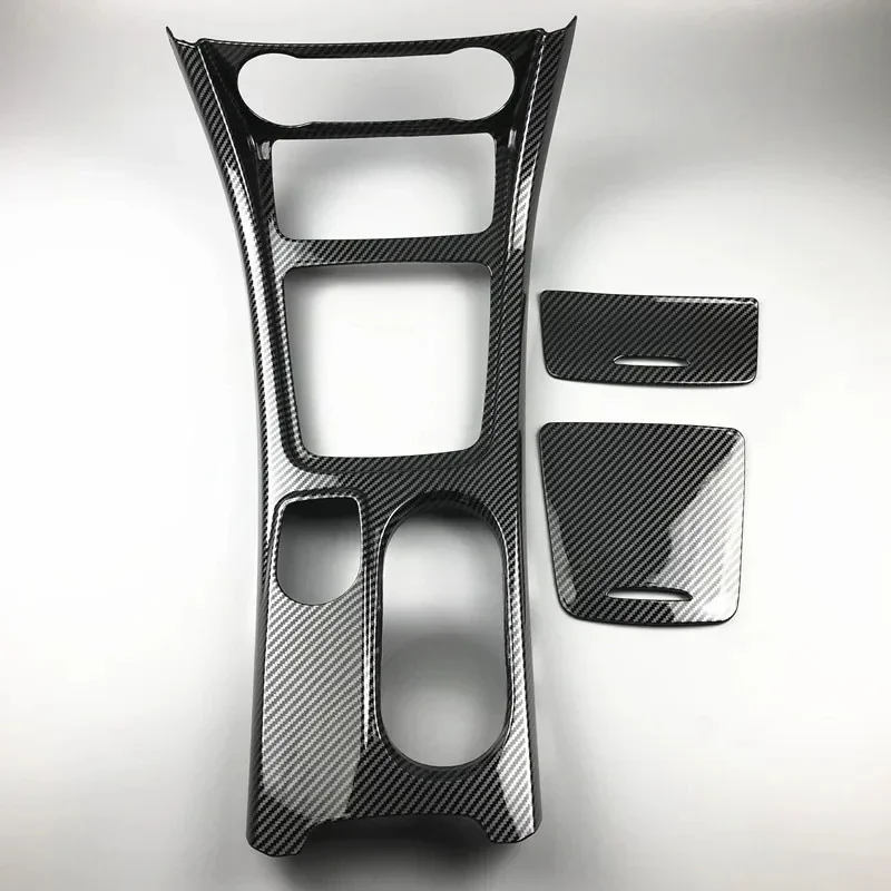 

Углеродное волокно, автомобильная центральная консоль, держатель для чашки с водой, украшение панели из АБС-пластика для Mercedes Benz GLA CLA A Class W176 2013-18 LHD