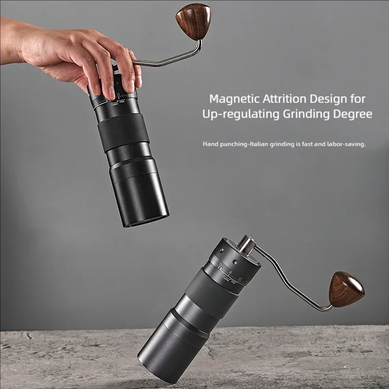 مطحنة الفول اليدوية سبعة نجوم مطحنة القهوة المنزلية 420 الفولاذ المقاوم للصدأ الأساسية اليد مكرنك مطحنة القهوة اليد مكرنك #2