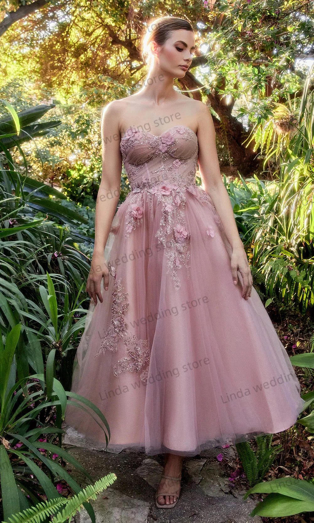 Robe de Soirée Élégante en Dentelle pour Femme, Tenue Éducative, Fleurs, Appliques, Paillettes, Courte, Quelle que soit