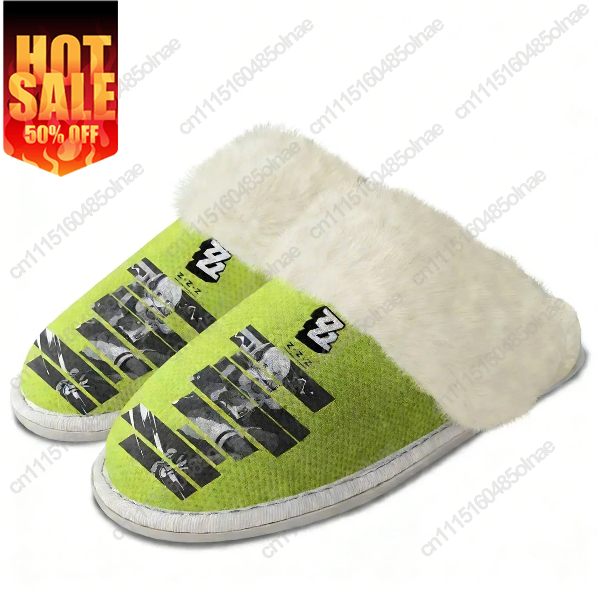 Absolute Zone Zero Slippers Warm Shoes Mens Womens Home Plush Slipper Cotton Bedroom Tailor-Made Thermal Light Slipperscus