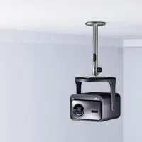 Aluminum Alloy Projector Ceiling Bracket with Heavy Duty Mount Internal Wiring Adjustable Wall Brackets for Vidda Projector