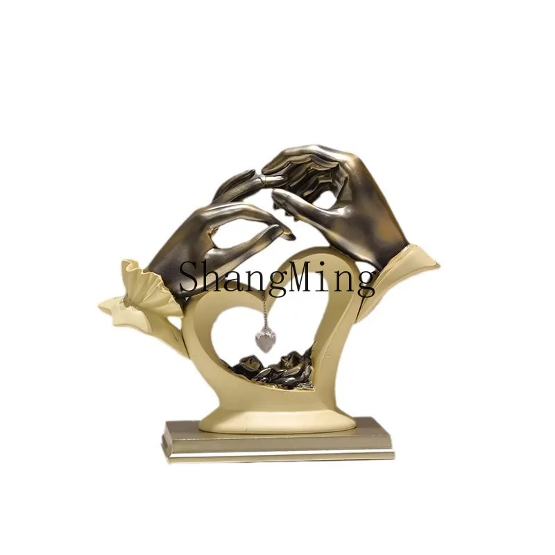 

PYH TV cabinet ornament wedding gift creative home living room wine cabinet decoration girlfriend wedding souvenir hand