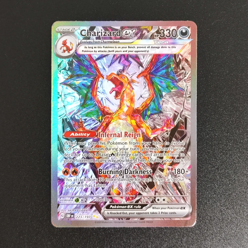 Pokemon-Karte PTCG Foil Proxy Englisch Gengari Rayquaza Vmax Giratian Lugia V Mew Latias Latios EX Sammlerstücke Sammelkartenspiel