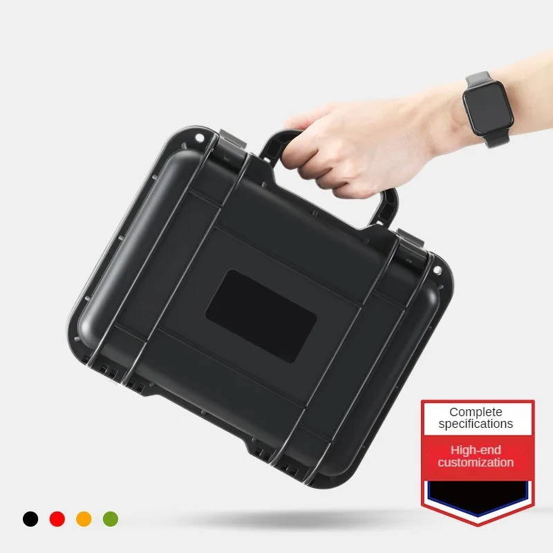 Portable Waterproof Toolbox Rigid Plastic Case Hard Flight Case Shockproof Sealed Box Portable Small Equipment Plastic Toolbox