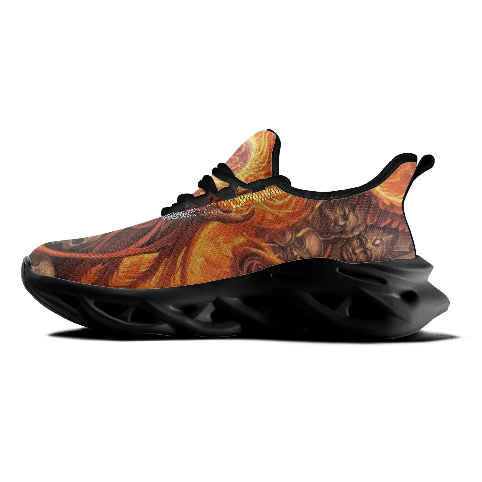 

Dragon Skull Prints Casual Sneakers for Men Women Lightweight Walking Shoes Female Running Sport Footwears Large Big Size 36-48