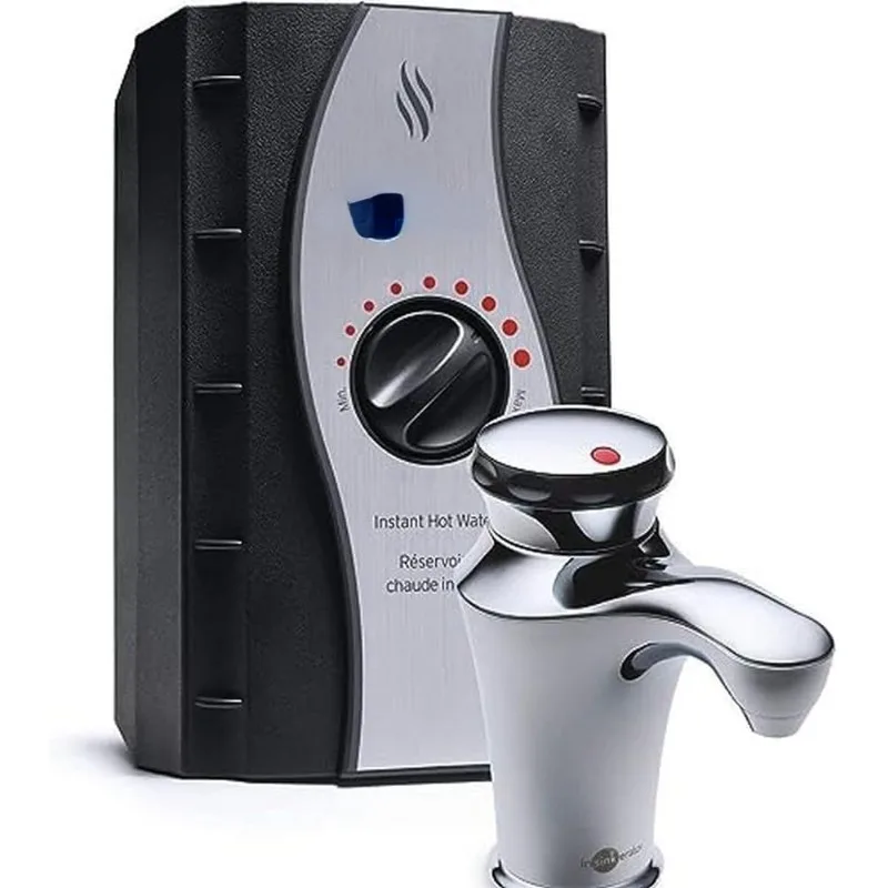 

Invite Contour Instant Hot Water Dispenser System - Faucet & Tank, Chrome, H-CONTOUR-SS