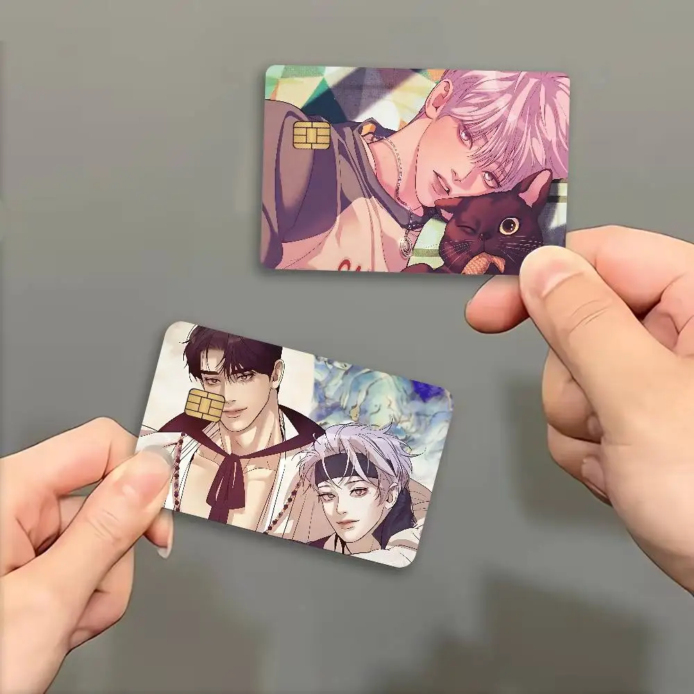Pearl Boy BL Anime Anime Young Creidt Card Debit Card Sticker Film Case Front Tape for Small Big Chip No Chip