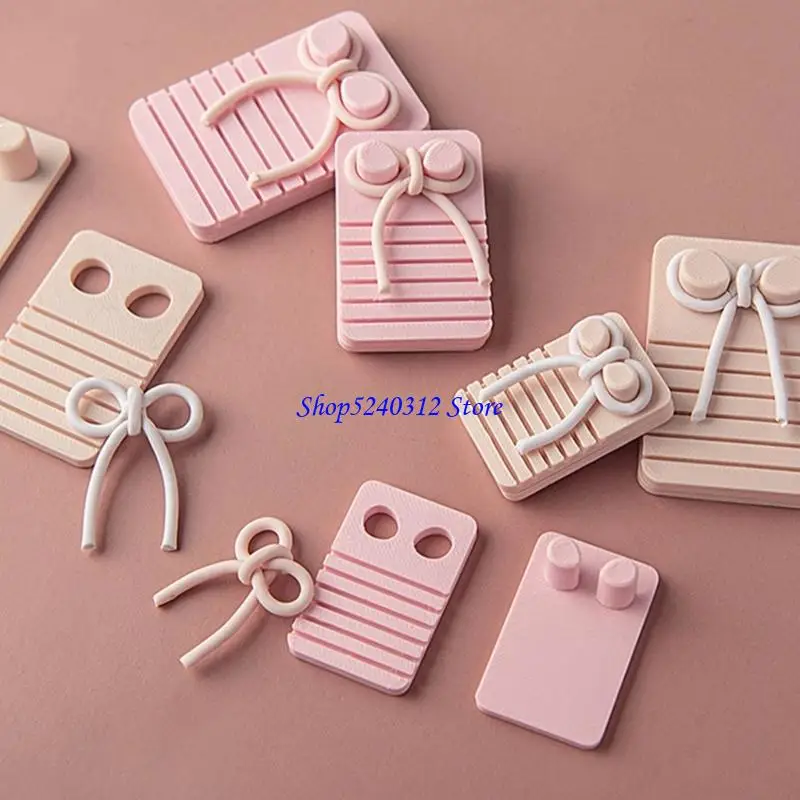 

634C Ergonomic Clay Modeling Assistant Tool With Bowknot Pattern for DIY Craft