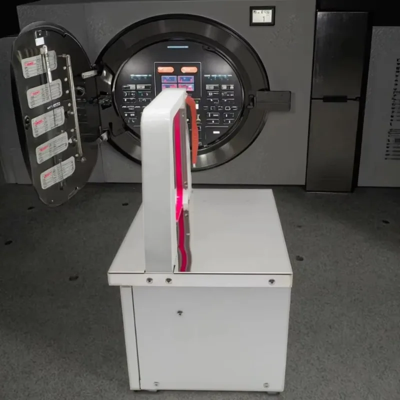 Automatic 12mm Wide Heat Seal Strapping Machine Currency Binders Money Bundling Machine