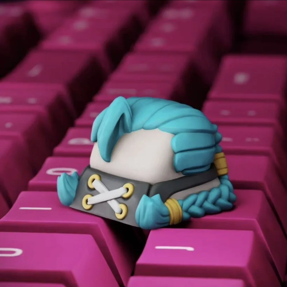 Gaming Keycaps, Personalized Keycaps, Hero-Themed Creative Mechanical Keyboard Decorations, Cross-Shaped Switches, Gifts.