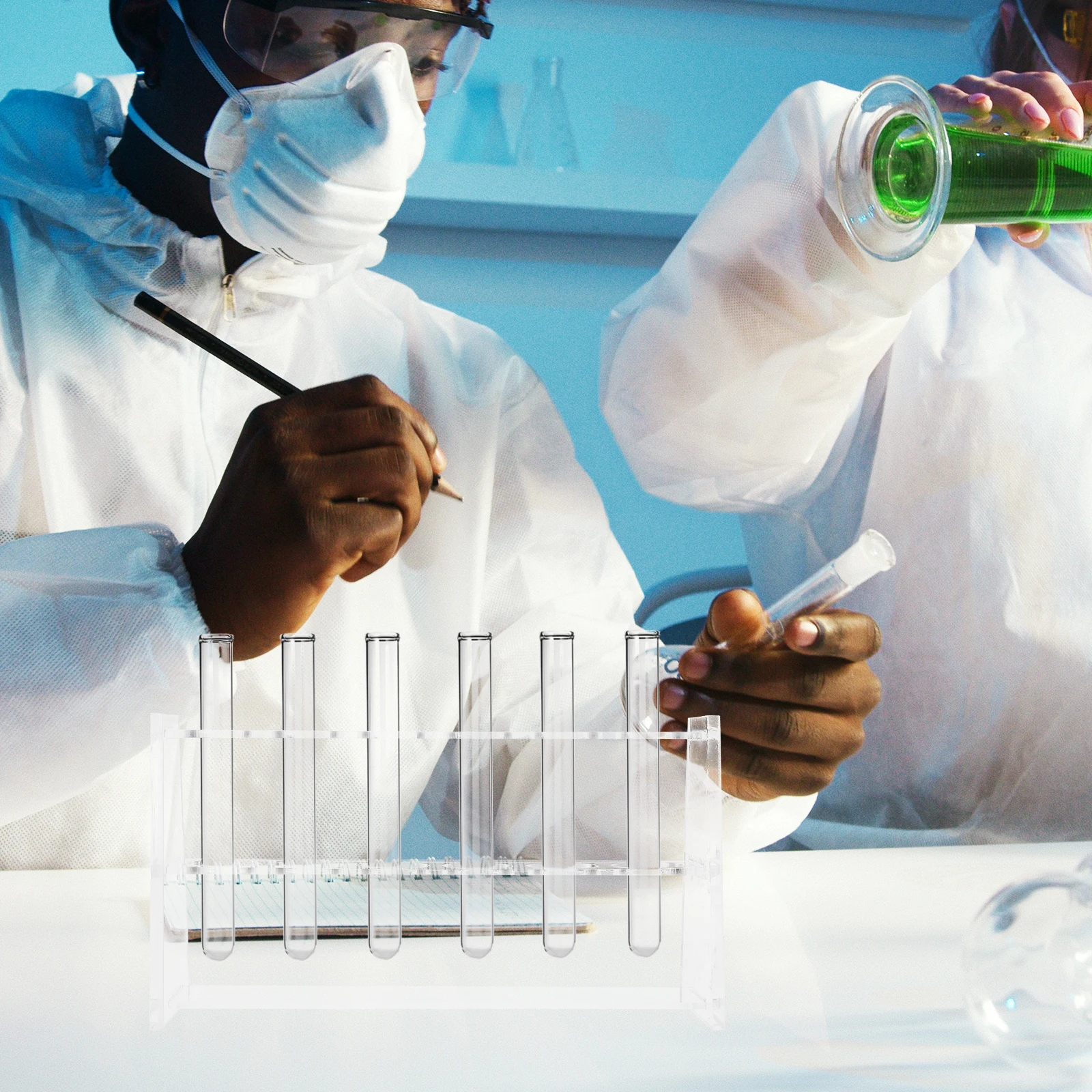 

Test Tube Rack Tubes Reusable Display Stands Chemical Science Acrylic Multi-functional Multifunctional Vial Sample