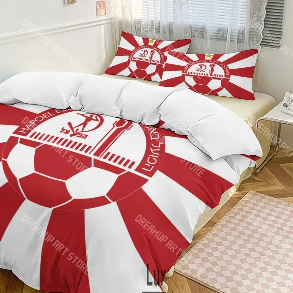 3D Print Hapoel Beer Sheva Bedding Set Twin Queen King Full Size Duvet Cover Pillowcase Bed boys girls Adult Home Textiles view 2