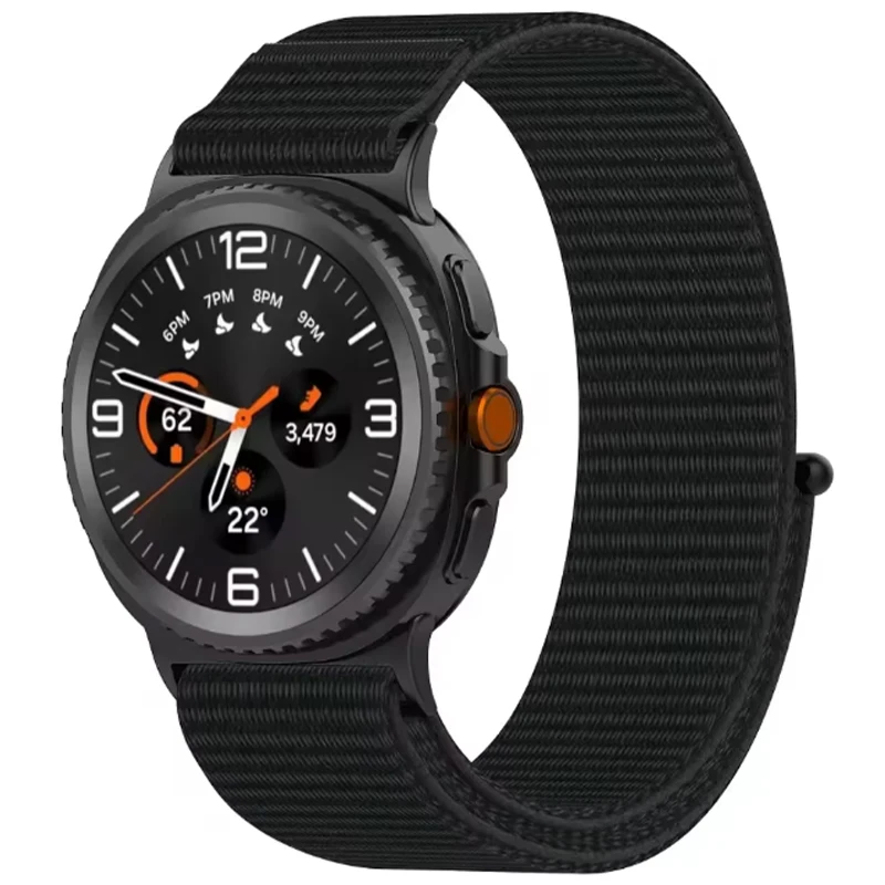 삼성 갤럭시 워치 8 44mm 40mm 클래식 교체용 나일론 스트랩, 스포츠 워치 밴드, 워치 8 클래식 밴드용