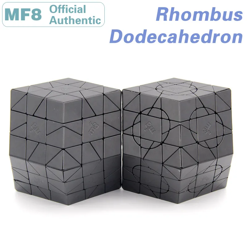 MF8 Crazy Rhombus dodecedro cubo magico a 3 strati professionale NEO Speed Puzzle giocattoli educativi AntiStress per bambini