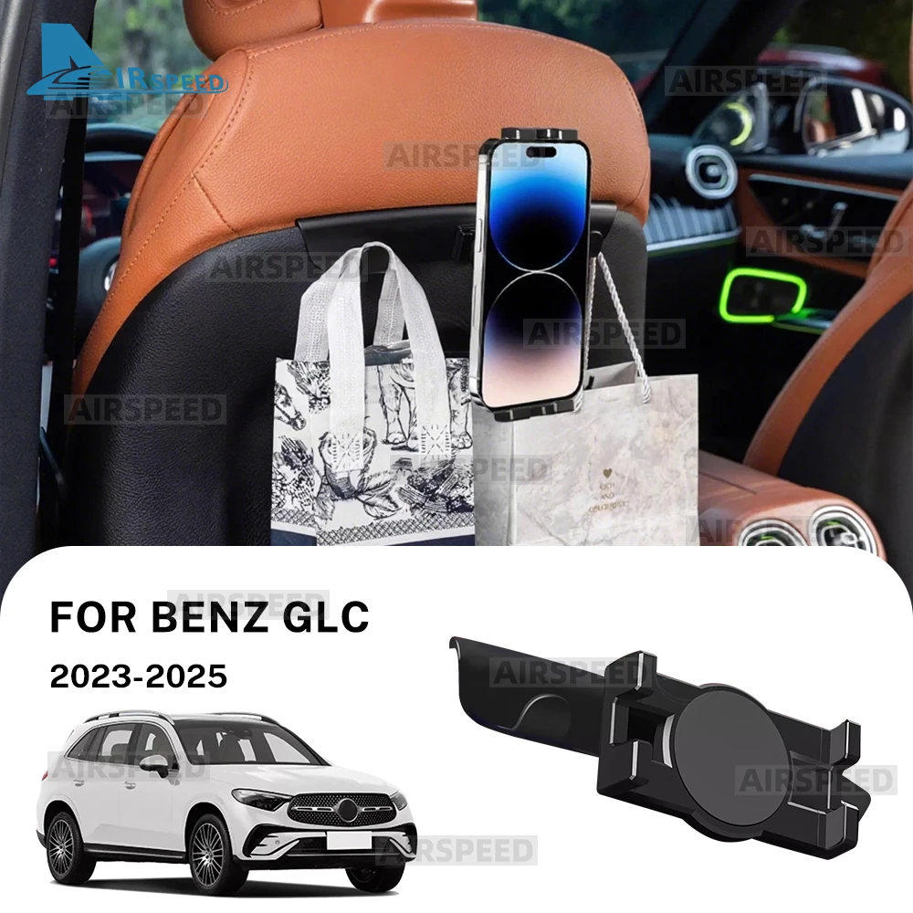 For Mercedes Benz GLC C E Class X254 W206 W214 2023 2024 2025 Car Rear Seat Multimedia Special Support for iPad Phone Holder