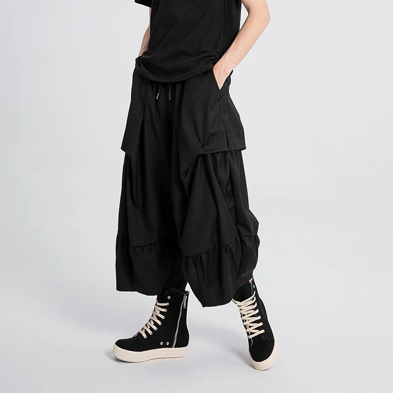 

Men's Casual Pants Straight-Leg Loose Slimming Casual Men Japanese Style Oversized Hip-Hop Men's Harem Tapered Pants