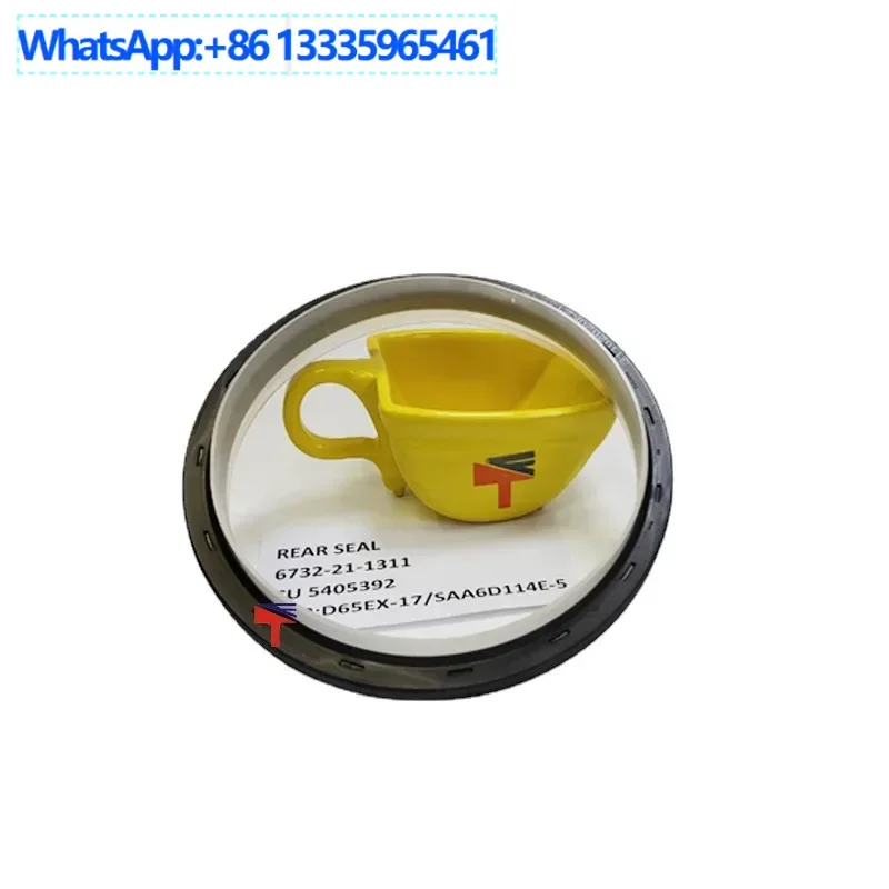 

100PCS crankshaft rear oil seal 6732-21-1311 suitable for construction machinery SAA6D114E-5 engine parts