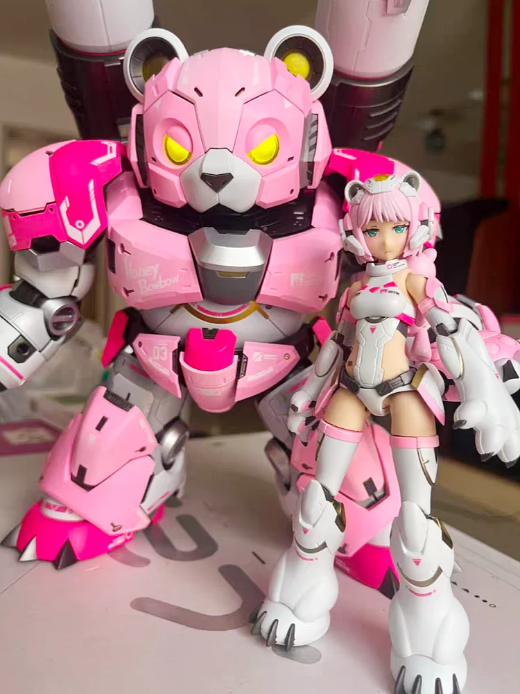 In Stock Original Soul Girl Lazy Seven Sins Mecha Girl Action Figure Cool Hani Hug Coconut Crash Rhino Model Surprise Toy Gift