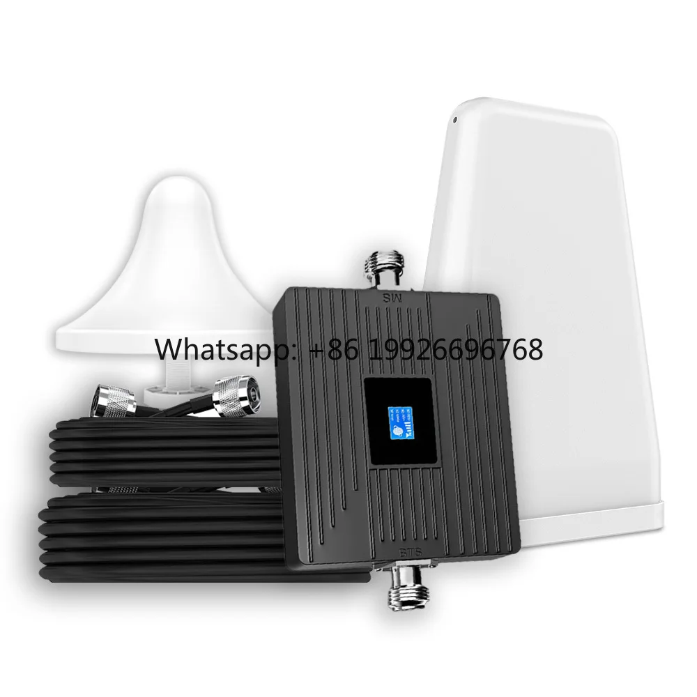 Hot Sale 4G 3G 2G Cellular Signal Booster Dual Band 900 2100 Repeater with Antenna Network Repeaters 2g 4g Signal Booster