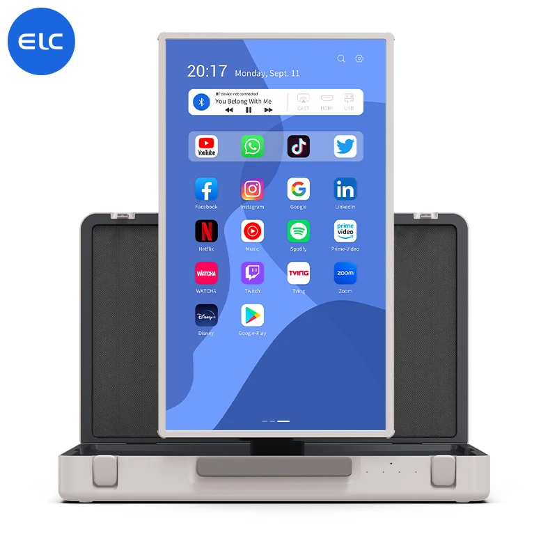 

ELC PackGO 27 "портфель монитора 8 + 128 ГБ памяти WiFi 6 1920*1080 Android 12 System Smart Screen