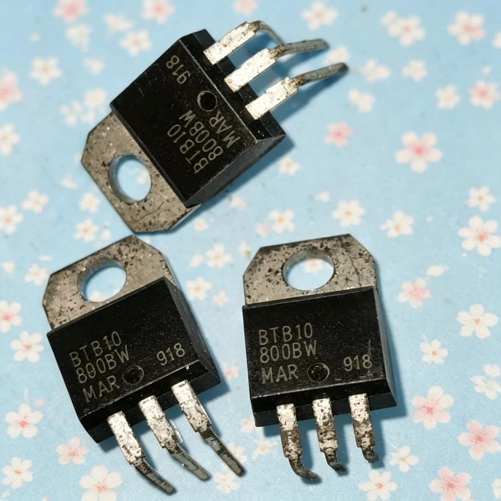 10pcs BTB10-800BW BTB16-600BW BTB16-600 BTB04-600SL BTB04-600 BTB16-700SW BTB10-800 BTB12-600C TO220 Original disassembly