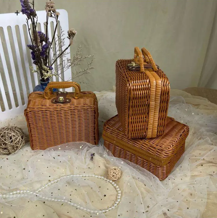 

Свадебный компаньон, подарочная коробка, тканая коробка ручной работы