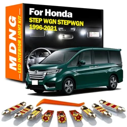 MDNG  Canbus LED Interior Light Kit For Honda STEP WGN STEPWGN 1996-2014 2015 2016 2017 2018 2019 2020 2021 Car Accessories Lamp