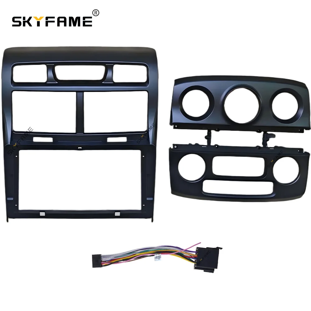 SKYFAME Car Frame Fascia Adapter Android Radio Dash Fitting Panel Kit For KIA Sportage