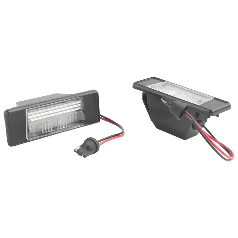 A13Z-2PCS Car Trunk Number License Plate Light For Nissan Pathfinder R51 Versa Nismo Infiniti Q50