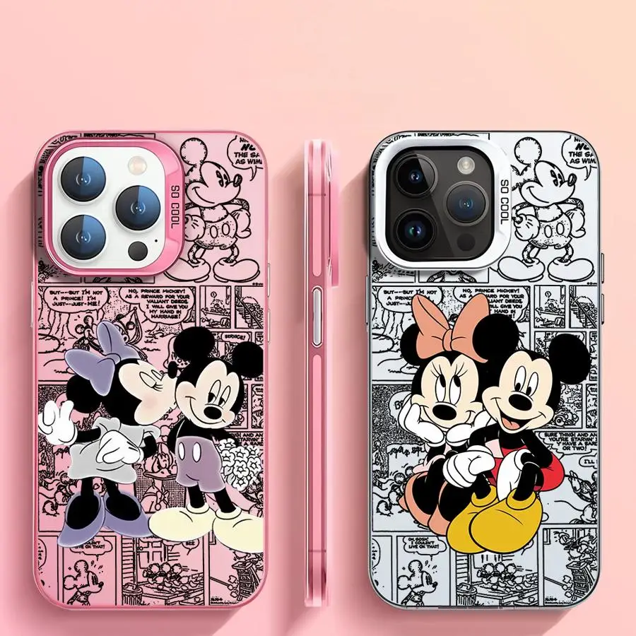 Disney Minnie LOVE Case for OPPO A98 A76 A78 A74 A94 A58 A57 2022 A55 A17k A15 Reno 7Pro 7Z 8T 10Pro 7 Cover Soft