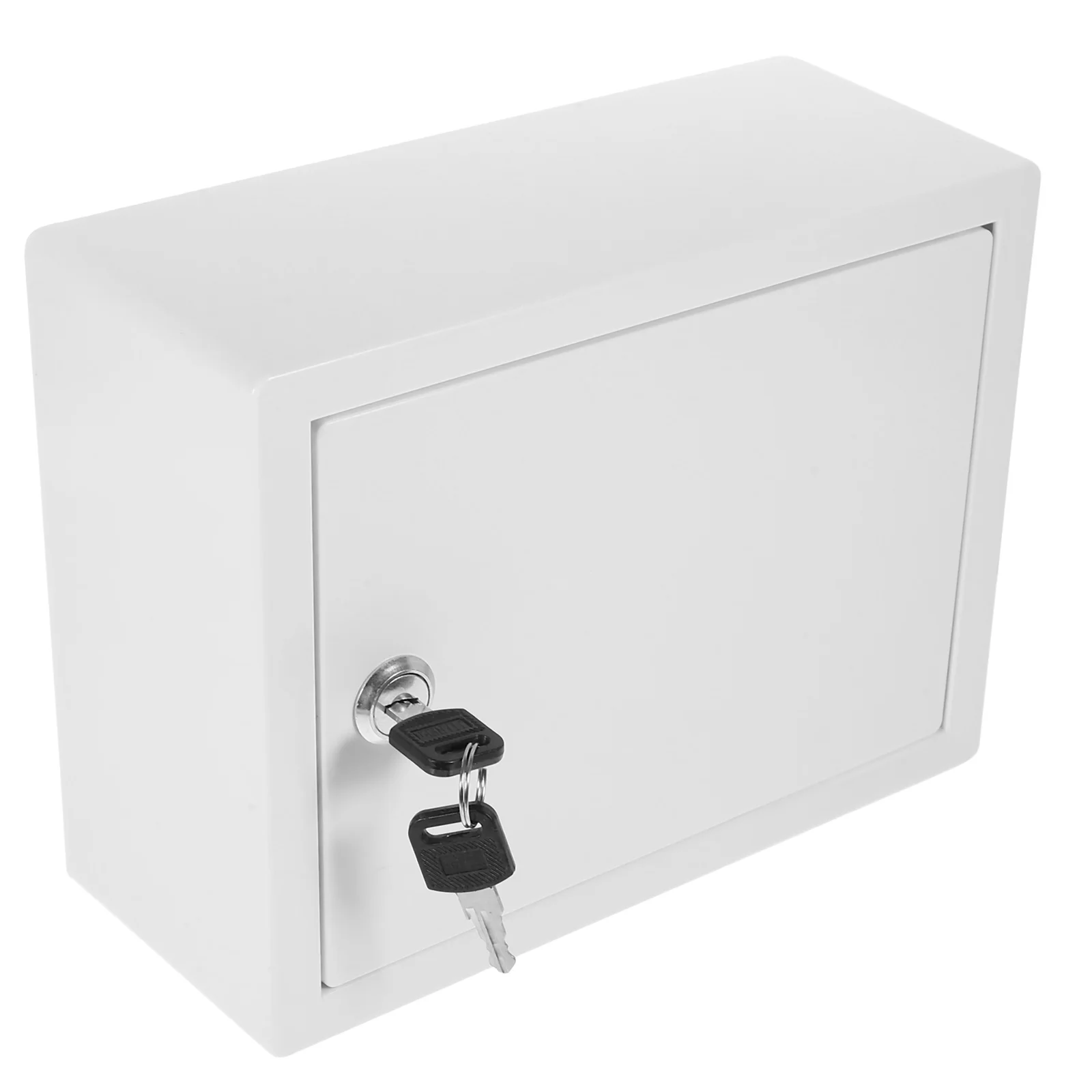 

Milk Box Mailbox Wall Mounted Yogurt Container Door Lock Plastic Storage White Lightweight Durable Sturdy for outside