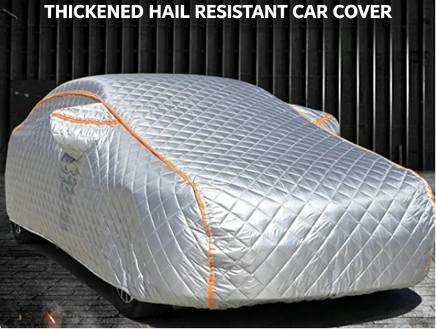 Universal Full Car Cover Thickened Waterproof Hail Resistant Sun Heat Insulation Snowproof Custom 4 Seasons Car Body Protector