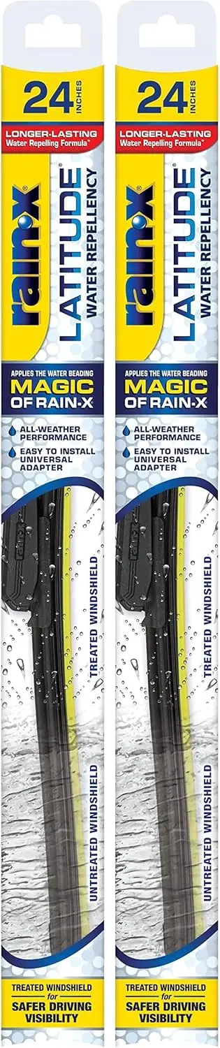 

5079280-2 Latitude 2-In-1 Water Repellent , 24 Inch Windshield Wipers (Pack Of 2), Automotive Replacement Windshield With Paten