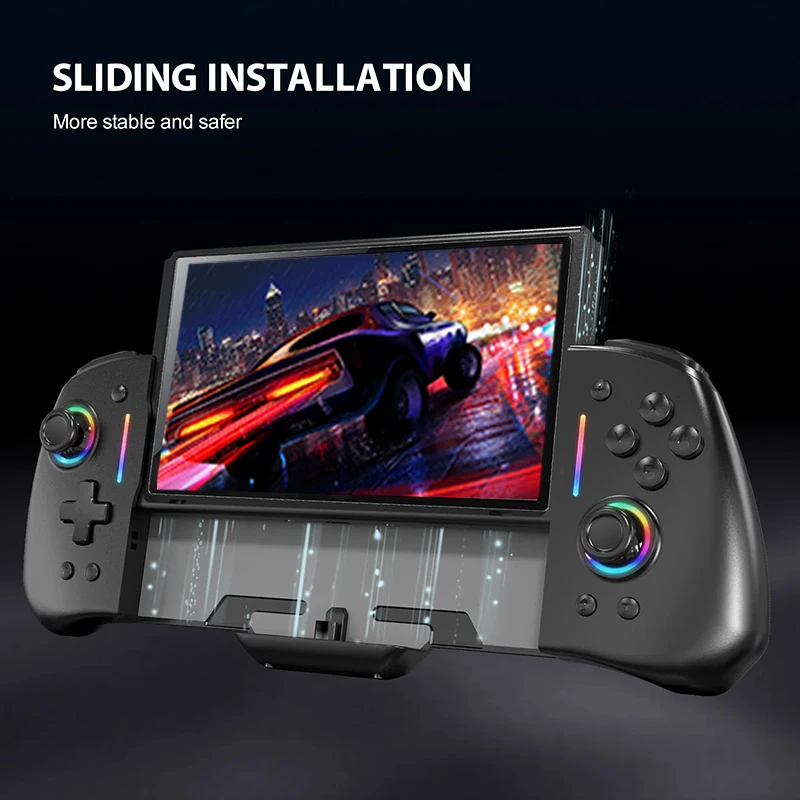 L YS45 RGB Colorful 6 Axis Gyro Motion Sensor  Gamepad For NS Game Console Handle Controller Wireless Joypad