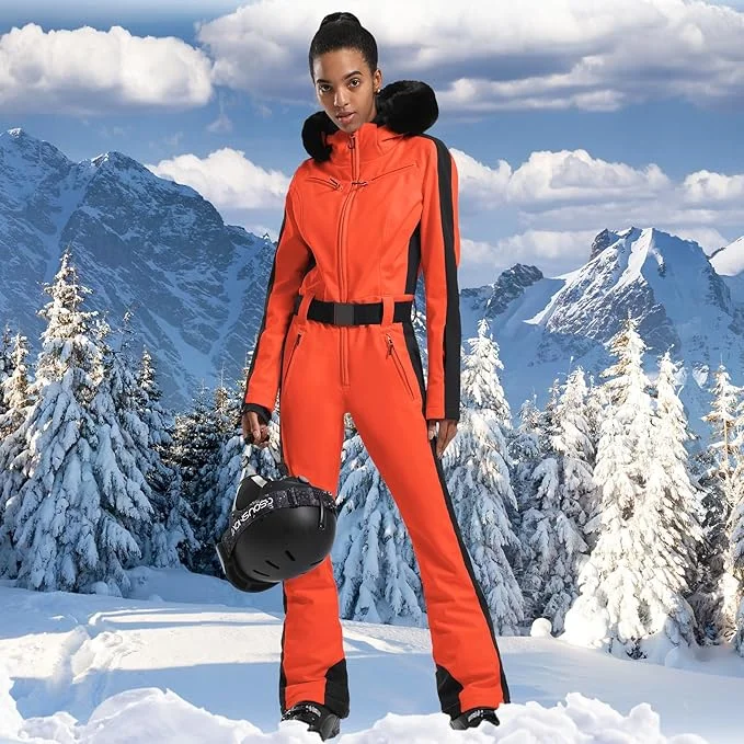 GSOU SCHNEE Einteiliger Skianzug Frauen Verdickung Snowboard Weibliche Overalls Winter Winddicht Wasserdicht Atmungsaktive Kleidung Skifahren – Detail 30